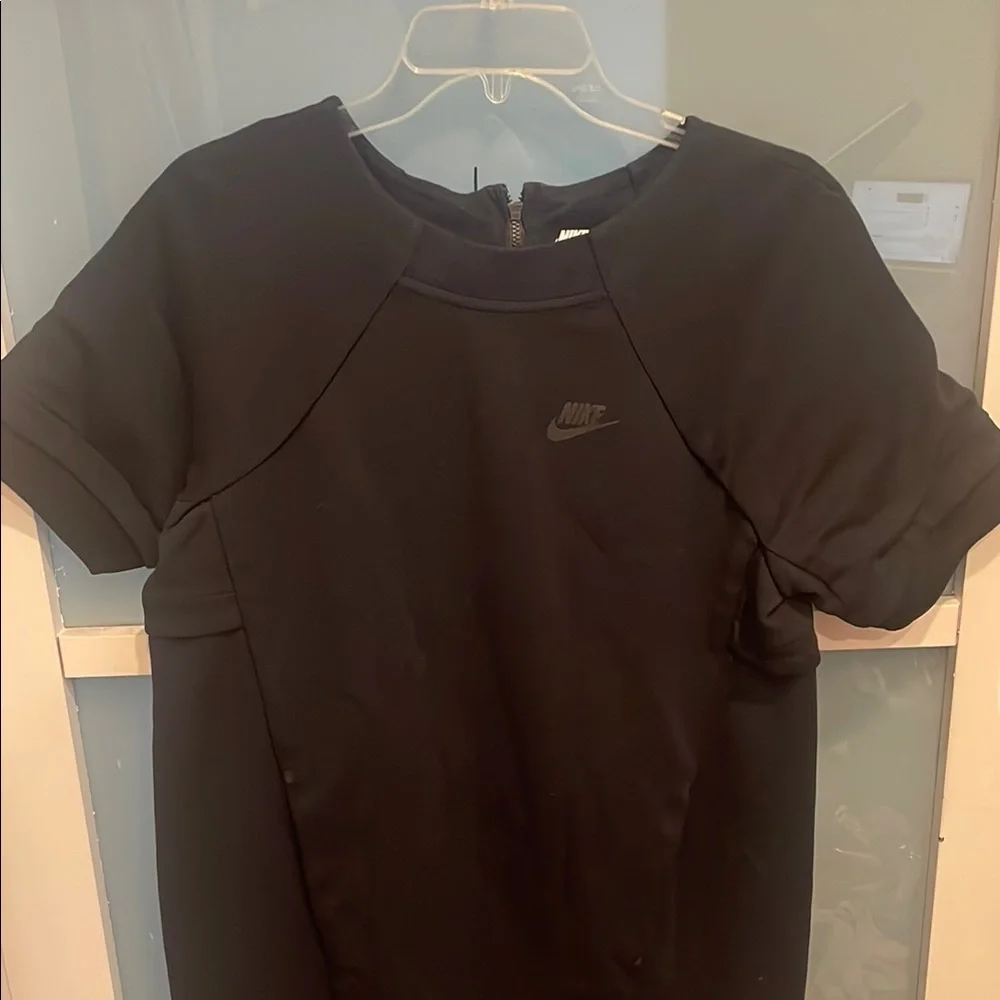 Nike Black Short Sleeve Sweatshirt Activewear, Athleisure Top, S